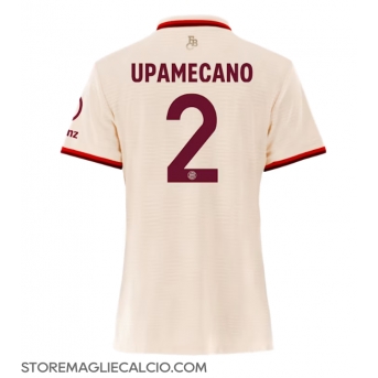 Bayern Munich Dayot Upamecano #2 Maglia Gara Terza Repliche 2024-25 Donna